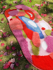 Vivimat Faux Lamb Wool Bath Mat – Soft, Non-Slip & Quick Dry