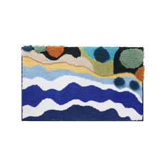 Vivimat Faux Lamb Wool Bath Mat – Soft, Non-Slip & Quick Dry