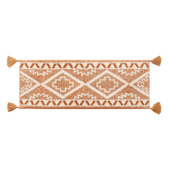 Tufted Bath Mat Runner 45x120cm – Ultra-Soft Microfiber with Tassels, Non-Slip Long Bath Mat