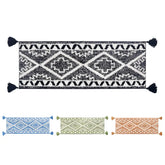 Tufted Bath Mat Runner 45x120cm – Ultra-Soft Microfiber with Tassels, Non-Slip Long Bath Mat