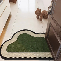 VIVIMAT Soft Cotton Door Mat – Non-Slip Rubber Backing, Absorbent & Fast Drying